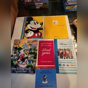 Walt Disney Vintage Castmember Ephemera 1984-1993 Plus Coloring Book